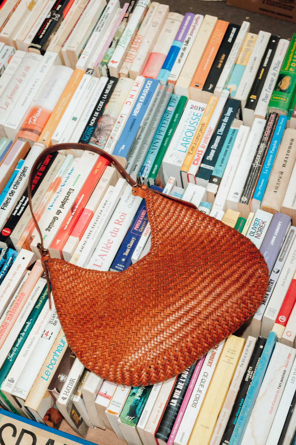 Dragon Diffusion - Woven Leather Bag - Luna Mezza Tan