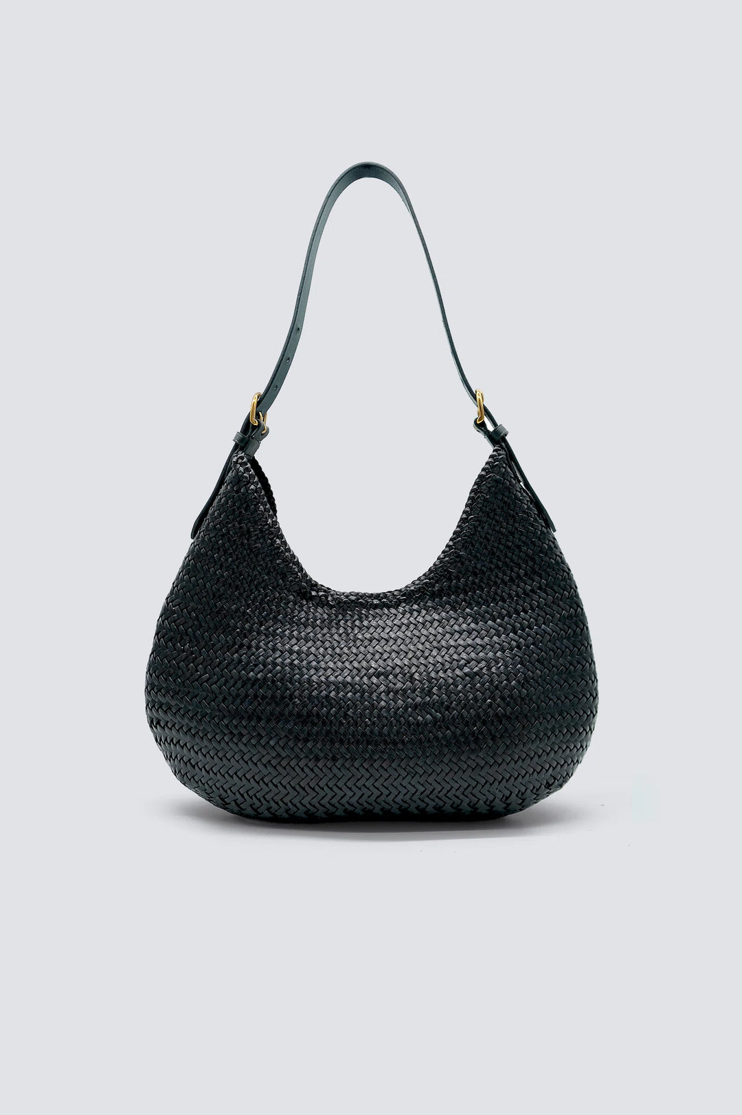 Dragon Diffusion - Woven Leather Bag - Luna Piena Black