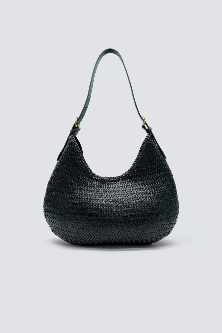 Dragon Diffusion - Woven Leather Bag - Luna Piena Black