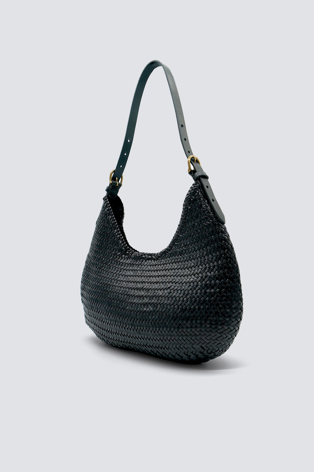 Dragon Diffusion - Woven Leather Bag - Luna Piena Black