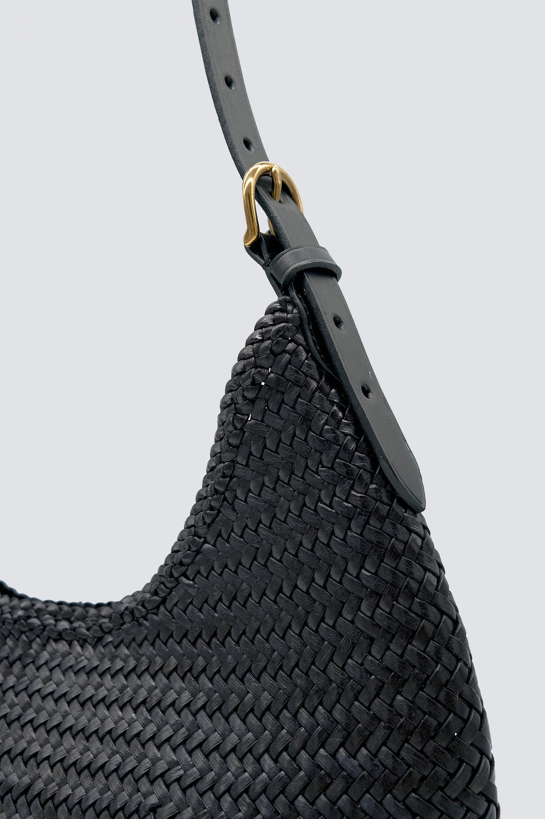 Dragon Diffusion - Woven Leather Bag - Luna Piena Black