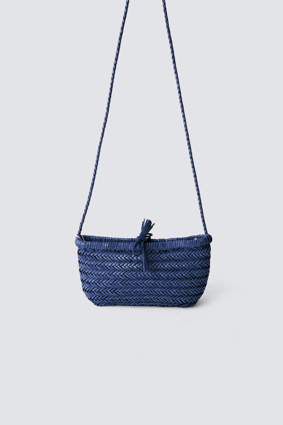 Dragon Diffusion - Minsu Navy - Woven Leather Bag Handmade