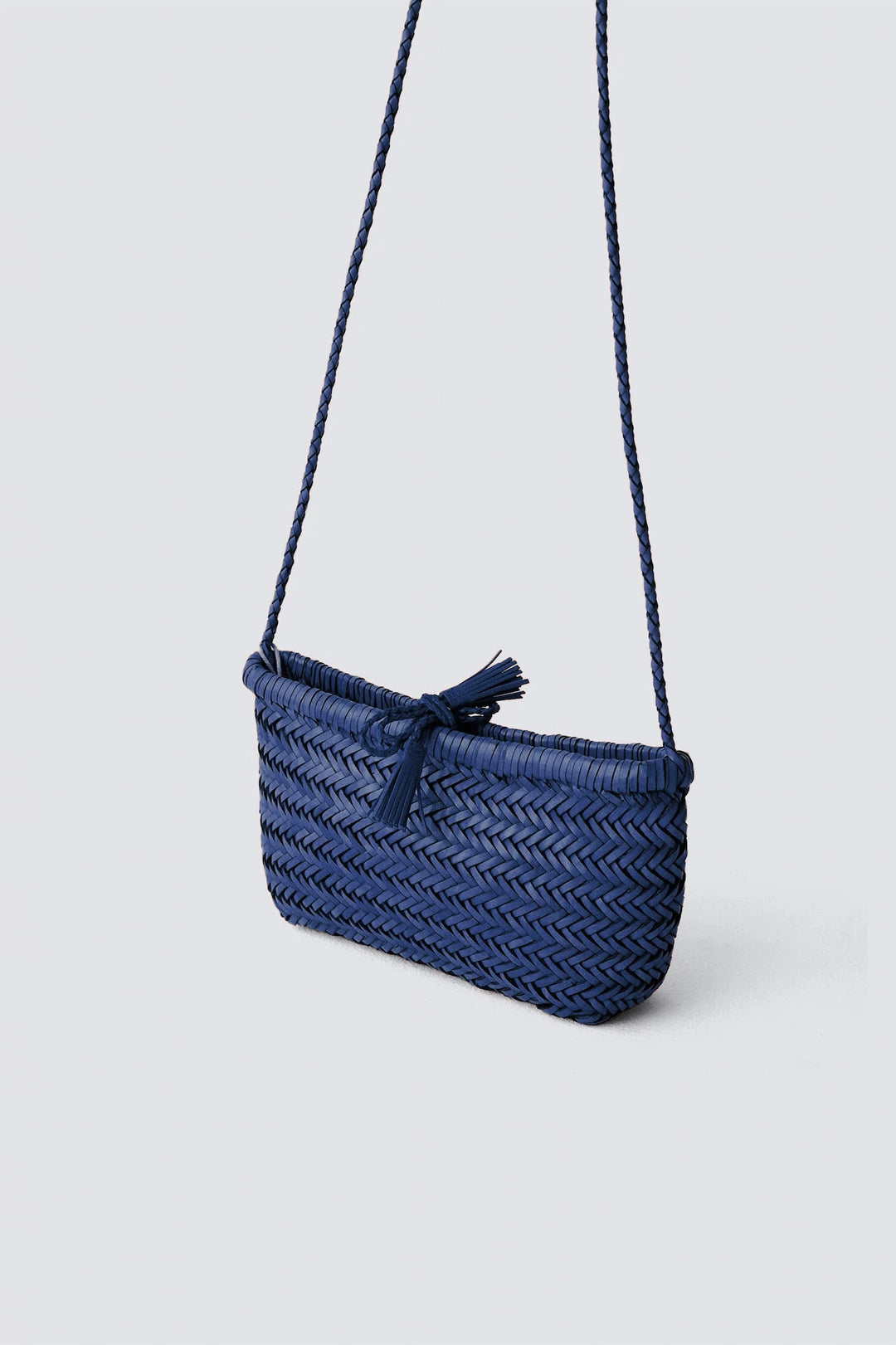 Dragon Diffusion - Minsu Navy - Woven Leather Bag Handmade