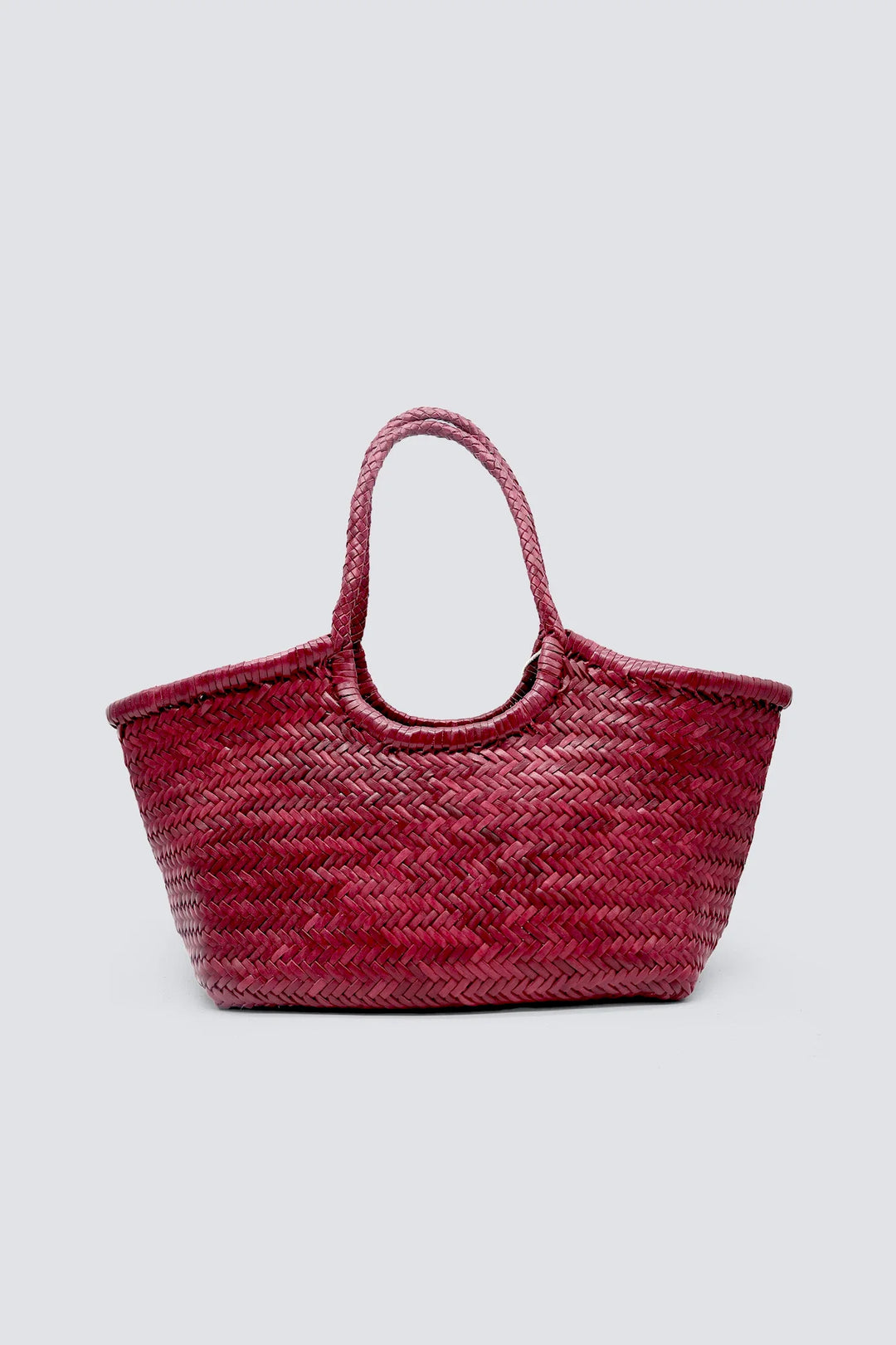 Dragon Diffusion - Woven Leather Bag - Nantucket Big Bordo