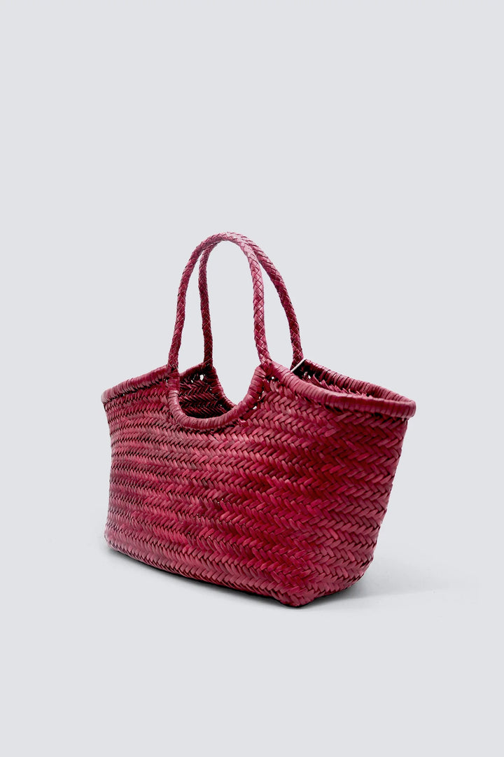 Dragon Diffusion - Woven Leather Bag - Nantucket Big Bordo