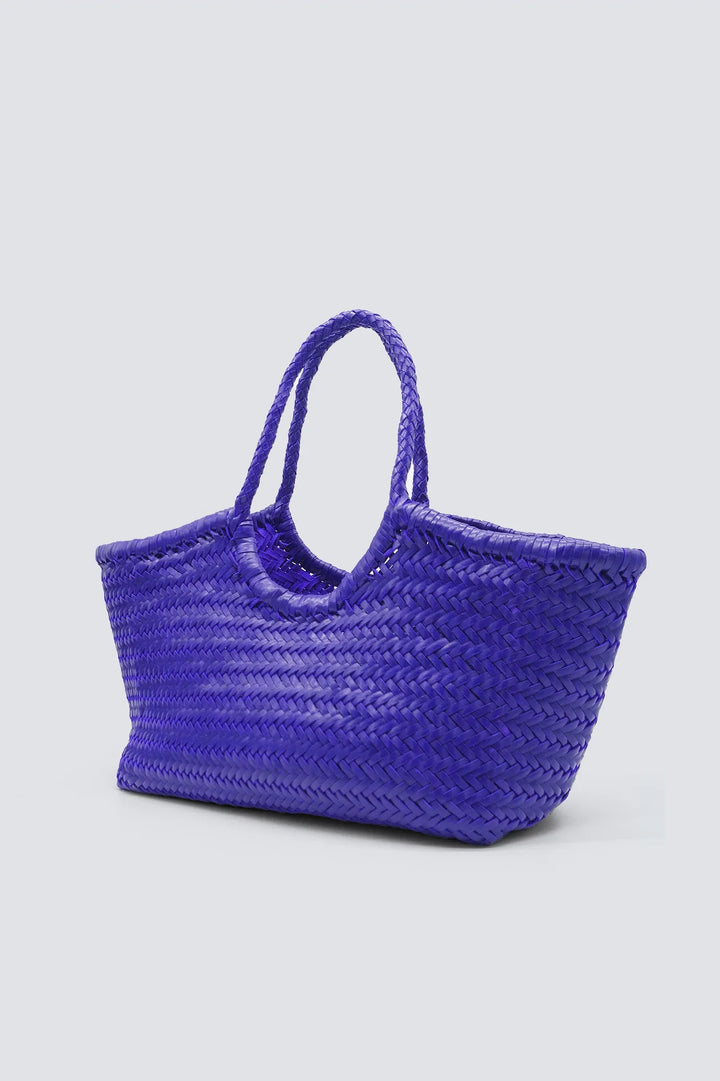 Dragon Diffusion - Woven Leather Bag - Nantucket Big Deep Purple