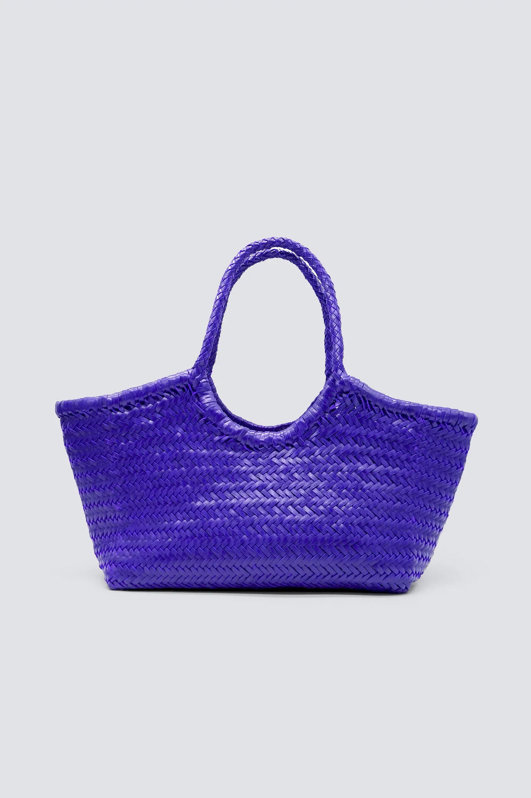 Dragon Diffusion - Woven Leather Bag - Nantucket Big Deep Purple