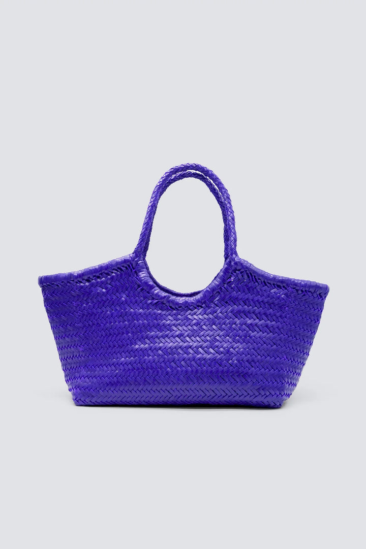 Dragon Diffusion - Woven Leather Bag - Nantucket Big Deep Purple