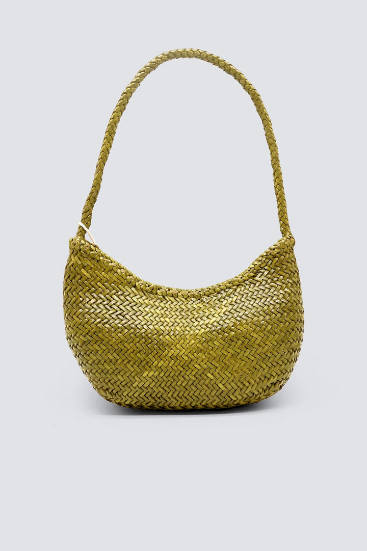 Dragon Diffusion - Nova Luna Bamboo Gren - Woven Leather Bag