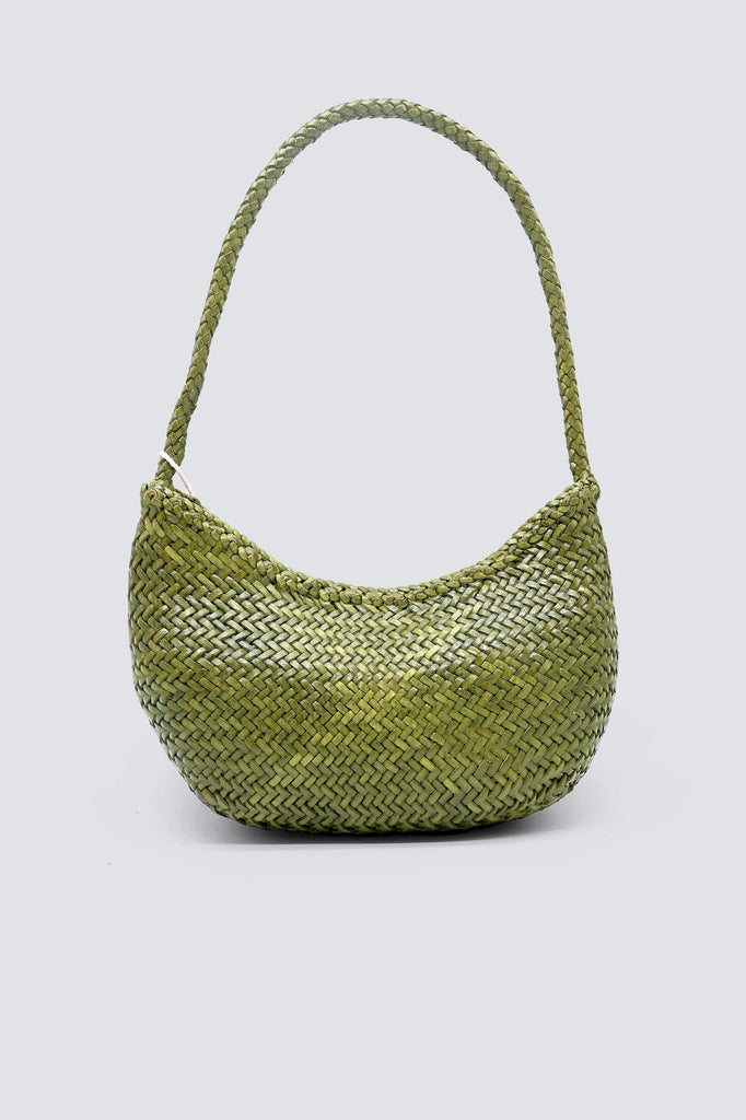 Dragon Diffusion Nova Luna レザーショルダーバッグ Dragon Diffusion - Nova Luna Bamboo Green