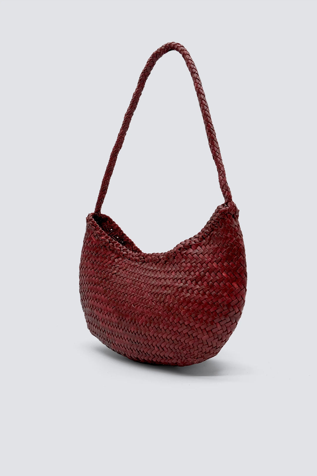 Dragon Diffusion - Woven Leather Bag - Nova Luna Bordo