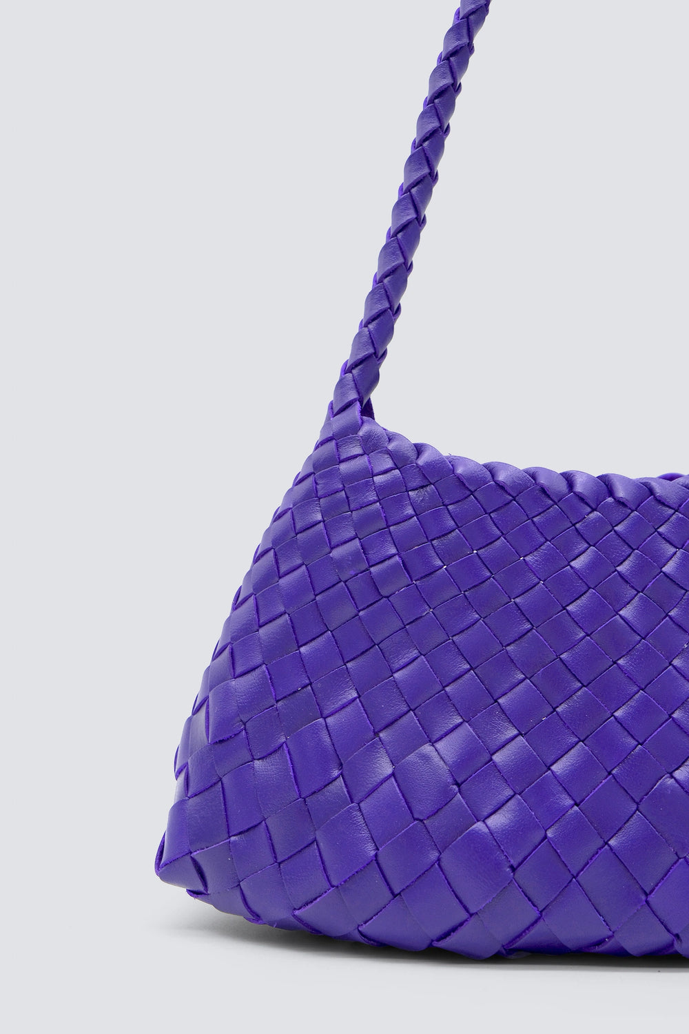 Dragon Diffusion - Woven Leather Bag - Rosanna Deep Purple