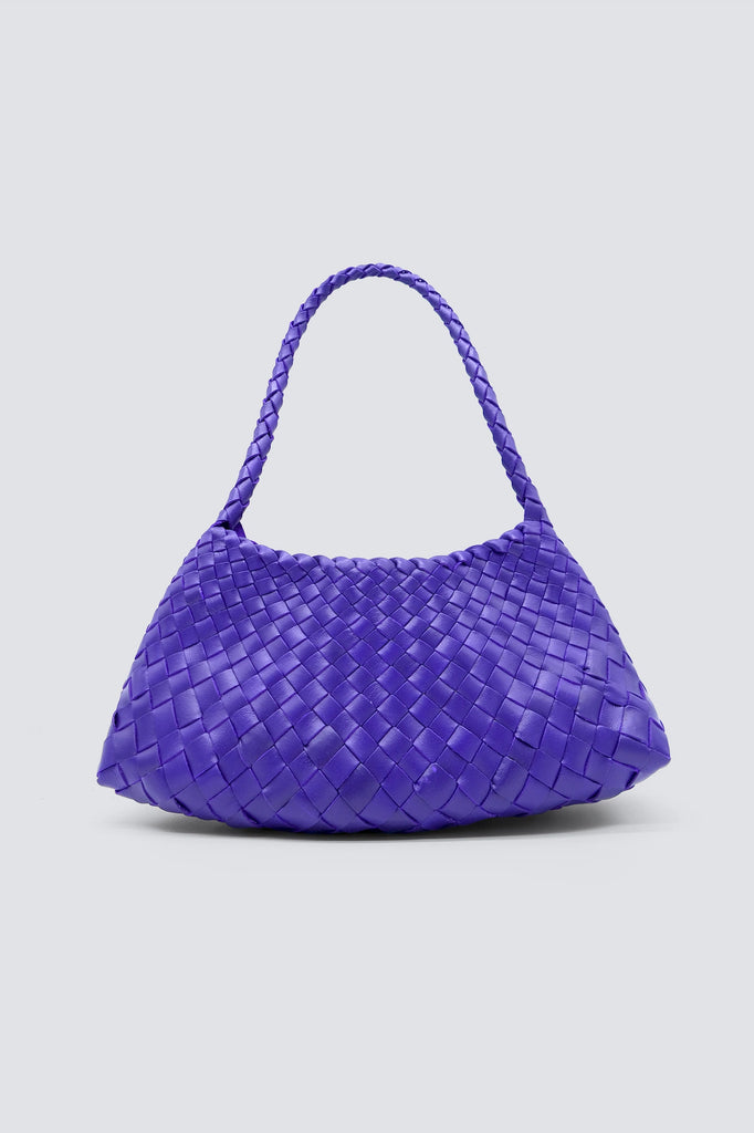Dragon Diffusion - Rosanna Deep Purple Woven Leather Bag