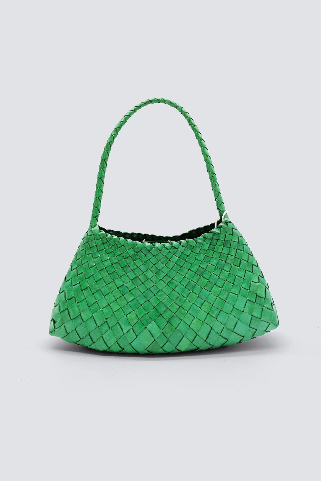 Dragon Diffusion - Woven Leather Bag - Parrot Green