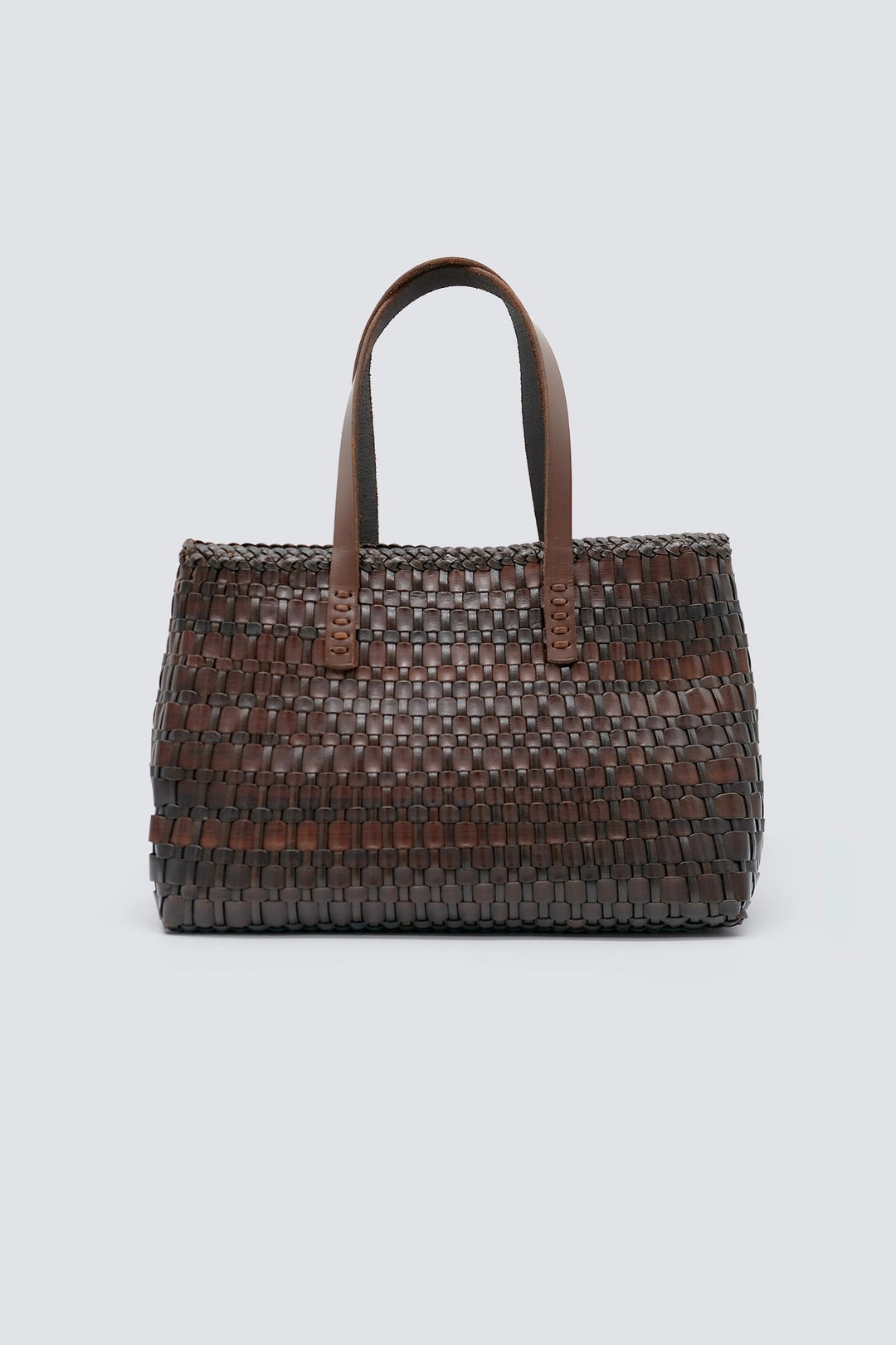 Dragon Diffusion - Woven Leather Bag - Salvage Dark Brown