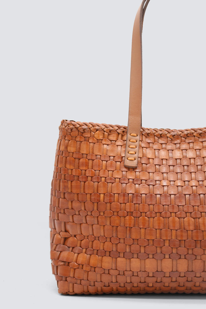 Dragon Diffusion - Woven Leather Bag - Salvage Tan