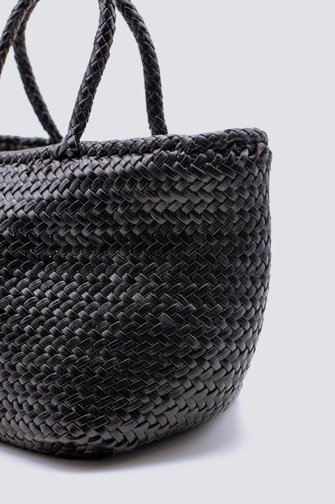 Dragon Diffusion Grace small woven leather tote - Women - Tan Tote Bags