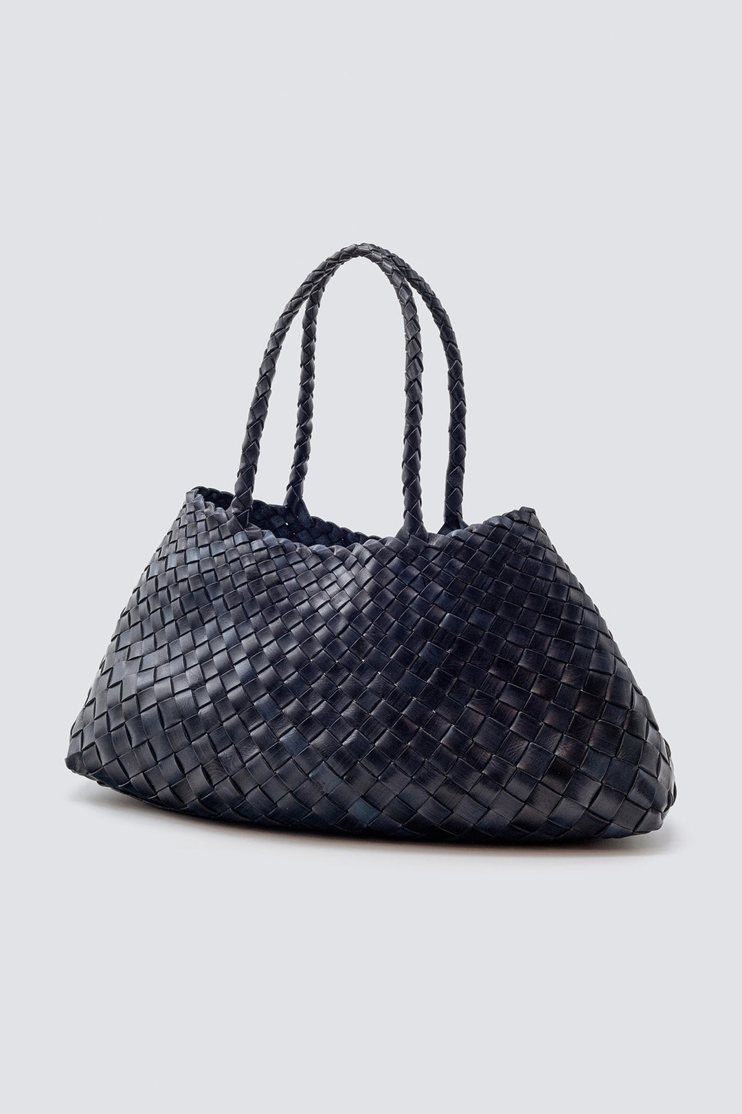 Dragon Diffusion woven leather bag handmade - Santa Croce Big Marine