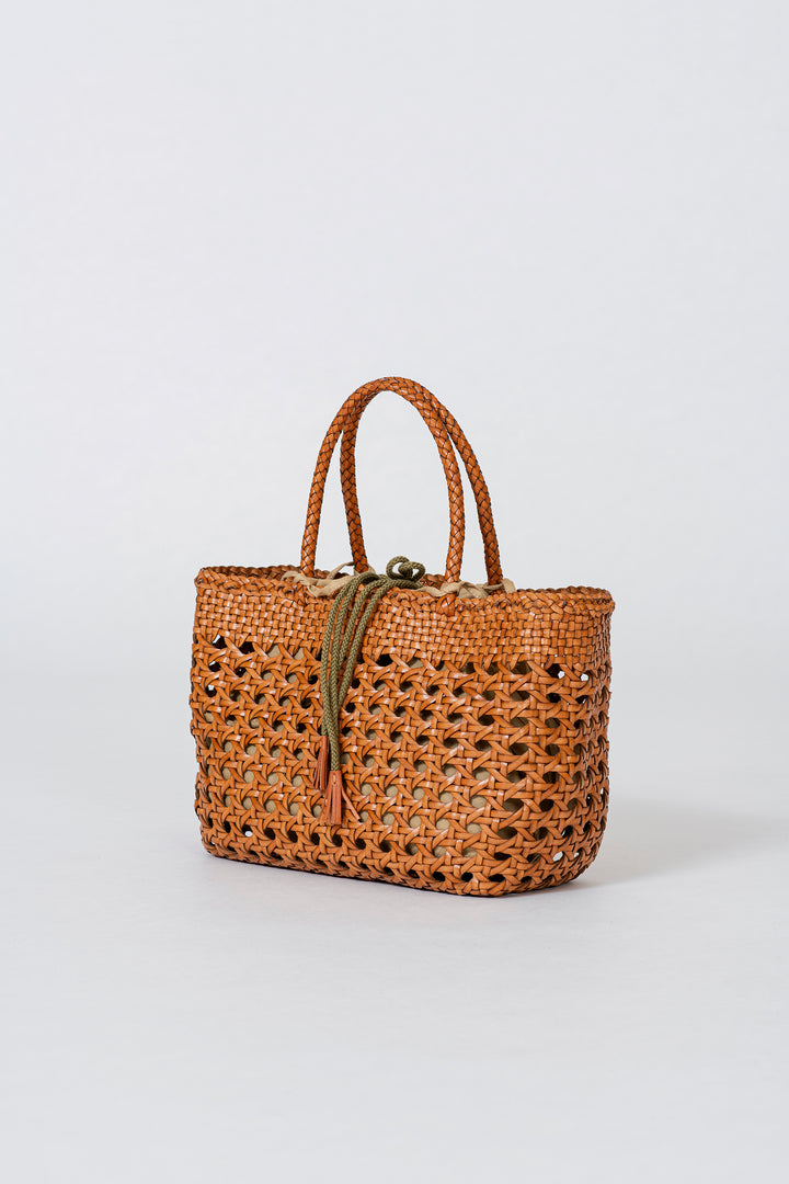 Dragon Diffusion woven leather bag handmade - Cannage Kanpur Small