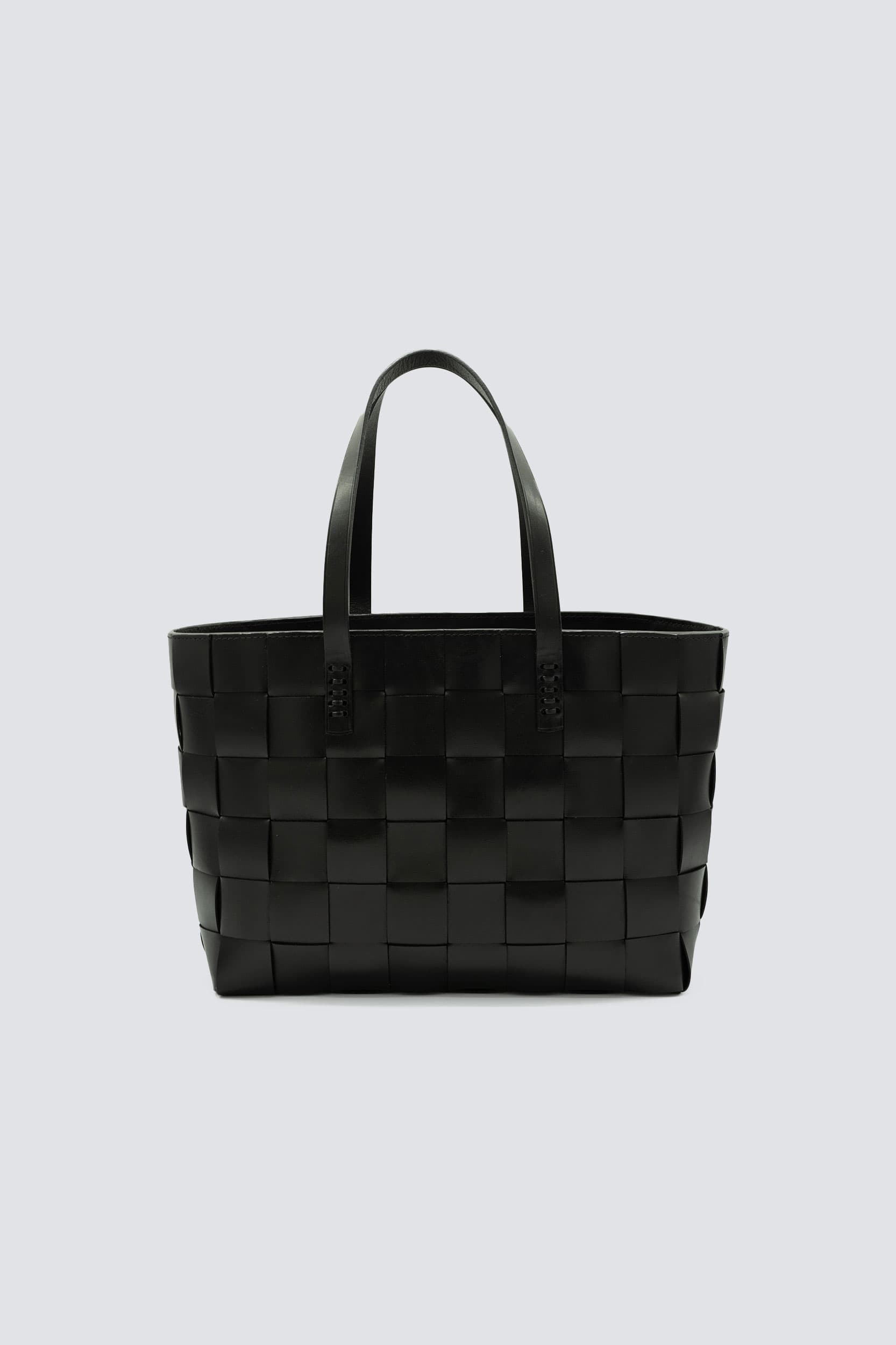 DRAGON DIFFUSION woven leather tote bag - Black