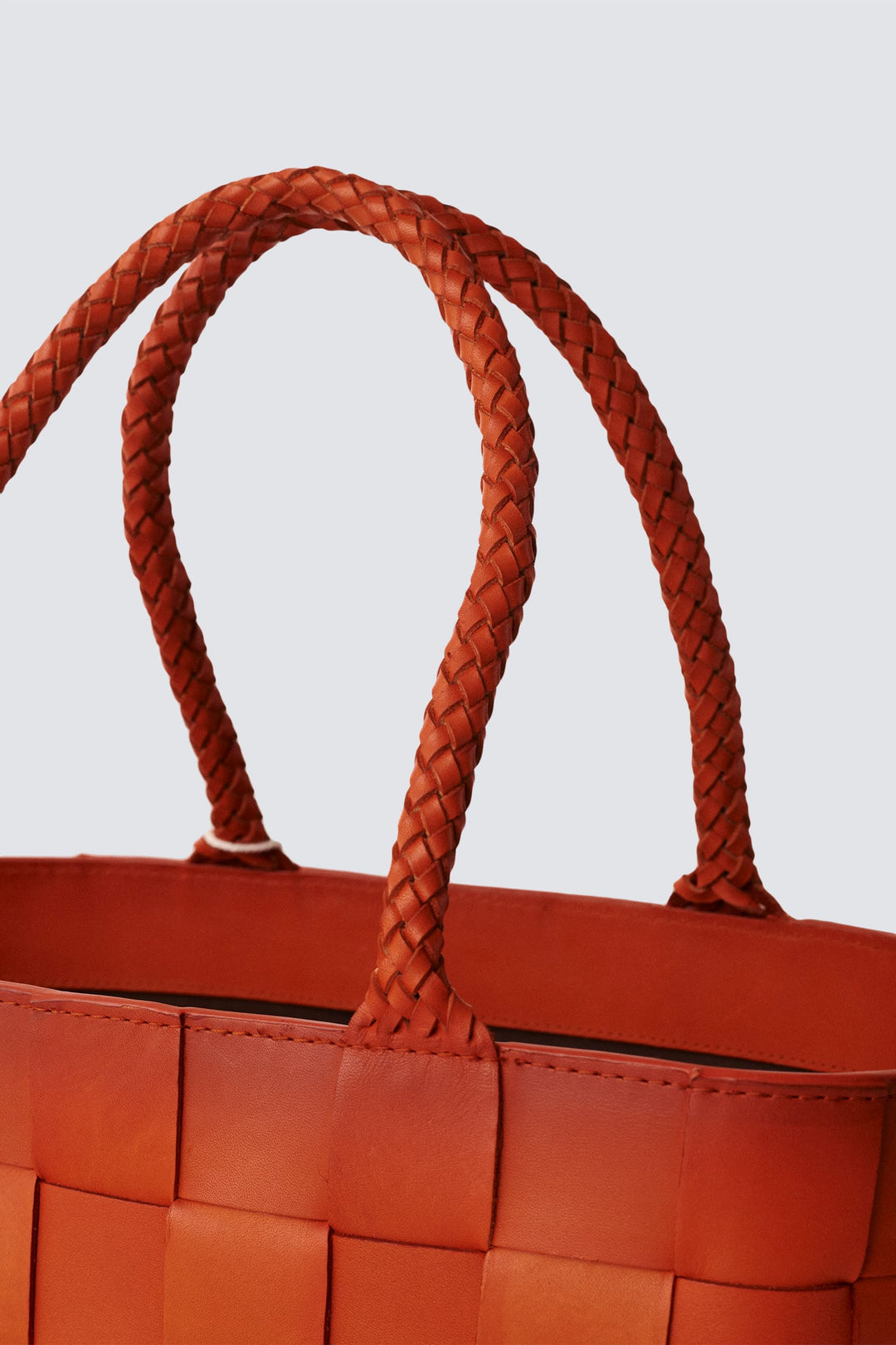 Handbag With Handles Genuine Italian Leather Handmade in 