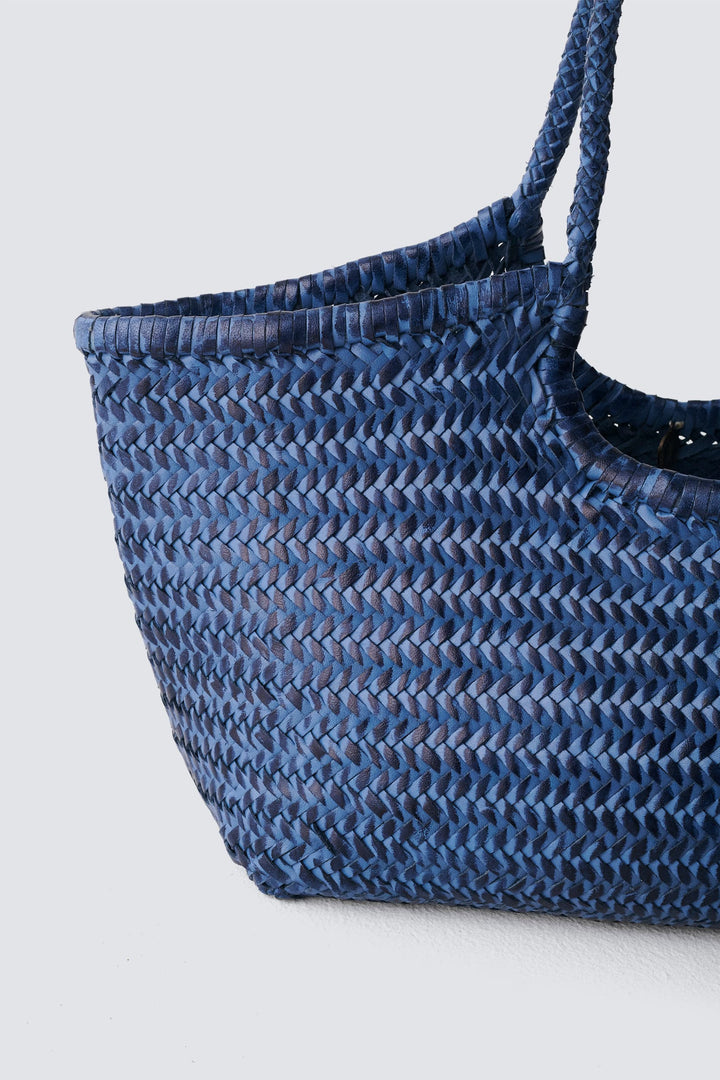 Dragon Diffusion woven leather bag handmade - Nantucket Big Marine Brush