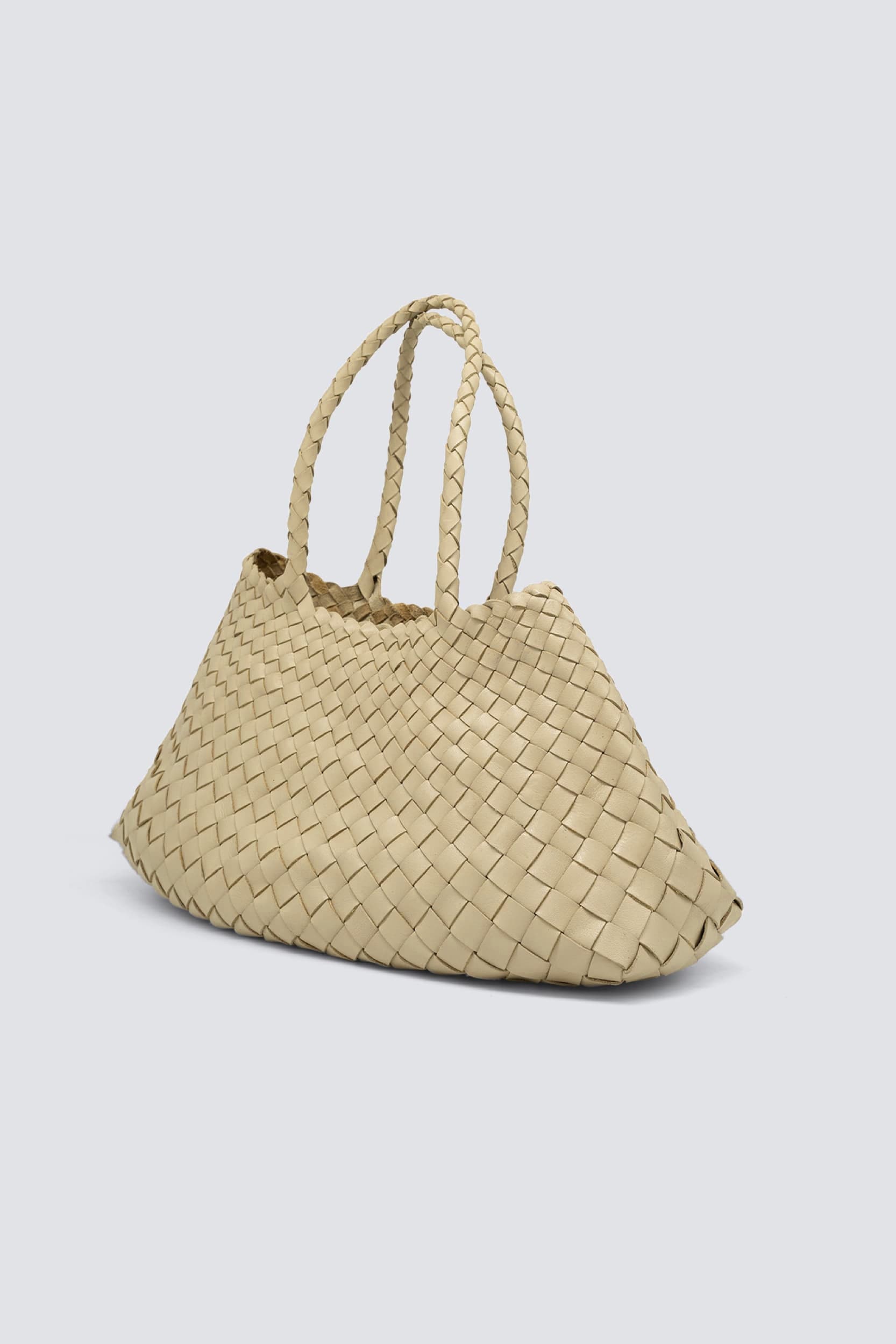 Dragon Diffusion - Santa Croce Big Pearl Woven Leather Bag