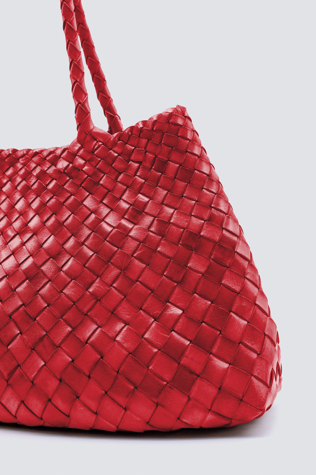 Woven leather bag LUCIA