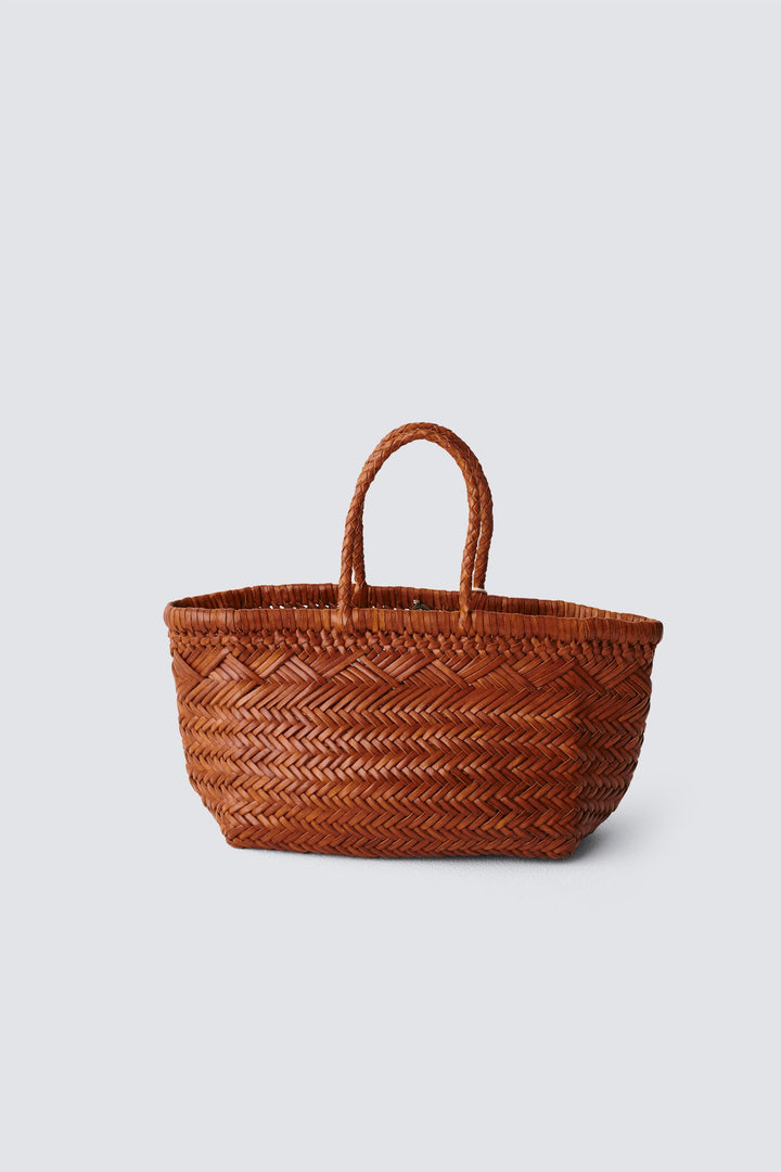 Dragon Diffusion woven leather bag handmade - Triple Jump Small 6 lines Tan