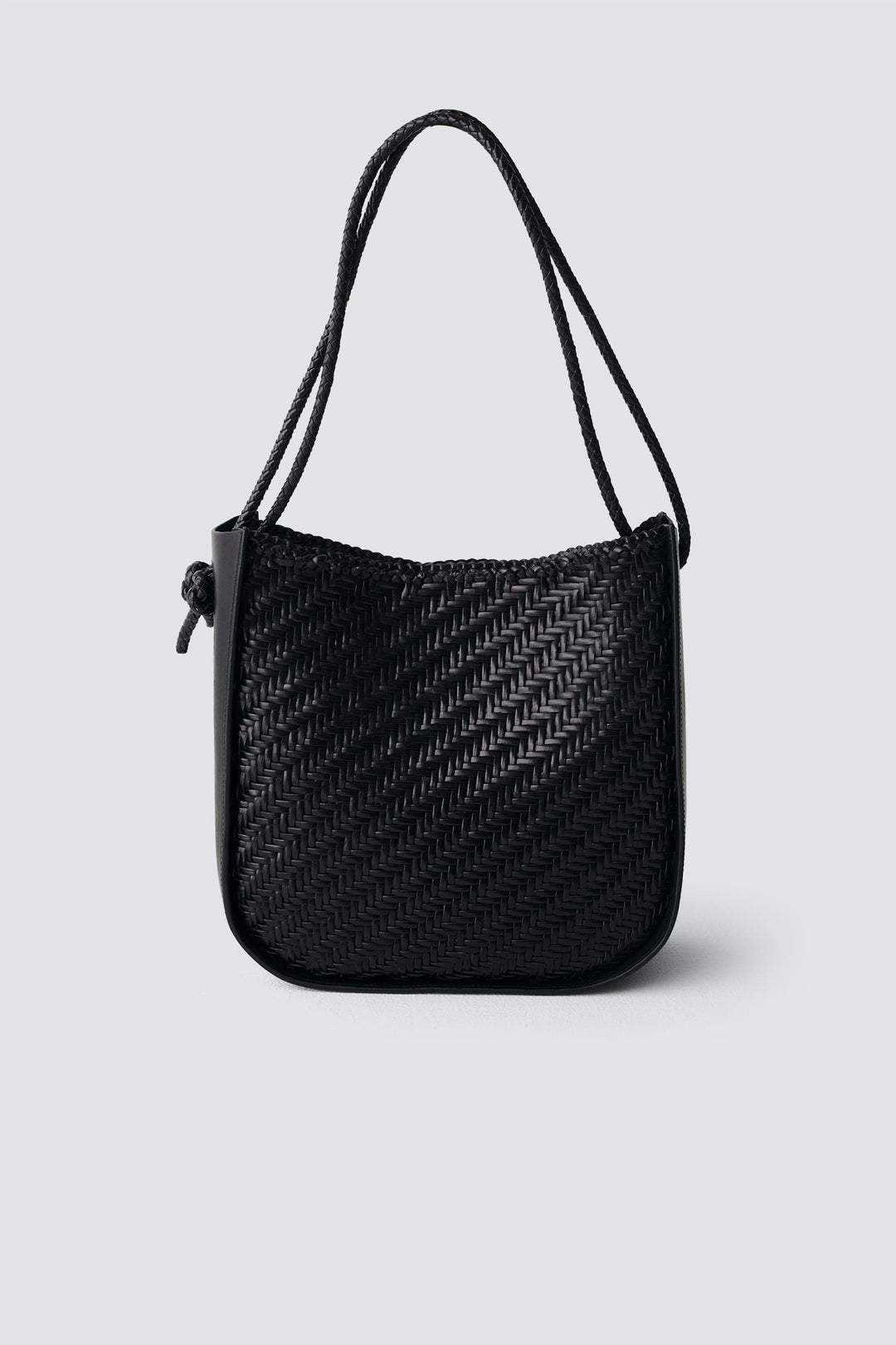 Dragon Diffusion woven leather bag handmade - Wanaka Black